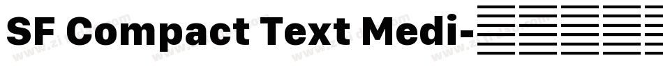 SF Compact Text Medi字体转换
